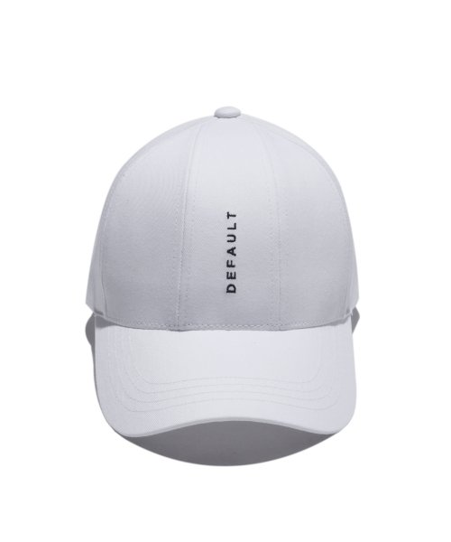 디폴트벨류(defaultvalue) DEFAULT EMBROIDERY 7PANEL CAP(White)