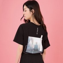 [어나더프레임] ANOTHER FRAME - HORSE PIC T-SHIRT (BLACK) 반팔티 반팔 티셔츠