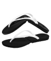 Salvatos Foldable Flip Flop Black / Pearl White