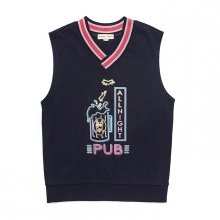 PUB DOG VEST [NEON SIGN LINE] NAVY