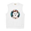 FRIDA DOG PATCH VEST WHITE