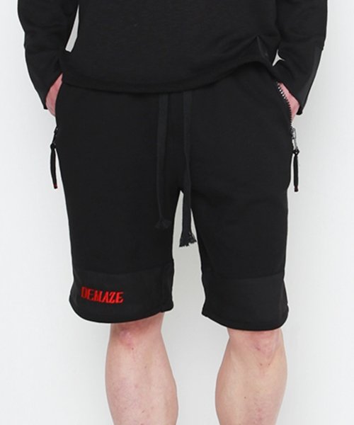 디메이즈(DEMAZE) Black Patch Banding Shorts - 68,000 | 무신사 스토어