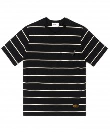 STRIPE BORDER TEE (BLACK)