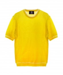 COTTON CLASSIC SUMMER 1/2 SLEEVE KNIT [YELLOW]