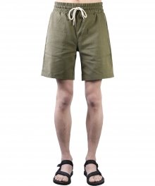 Linen Half Pants - Khaki