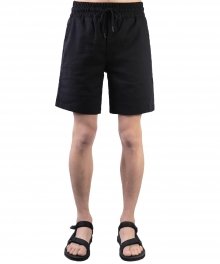 Linen Half Pants - Black