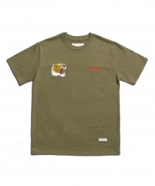 Tiger Division Needlepoint T-Shirts Khaki