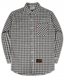 Cubism Check Shirts - Black