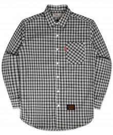 Cubism Check Shirts - Gray