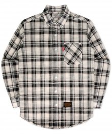 Linen Midnight Check Shirts - Black