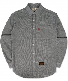 Minor Gingham Check Shirts - Black