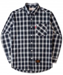 Silence Check Shirts - Navy