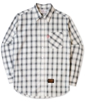 Silence Check Shirts - White