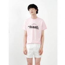 Travel half-sleeve shirt(PINK)