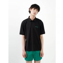 Cool PK half-sleeve shirt(BLACK)