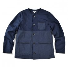 ANDBESLOW 16SS EASY COTTON CARDIGAN NAVY