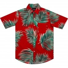COCONUT PALM SHIRT RED
