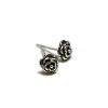 ANTIQUE SILVER ROSE EARRING