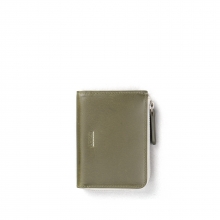 [로우로우] R WALLET 181 LEATHER KHAKI