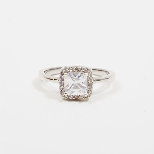 꼼므뚜아(COMME TOI) Commetoi Square Silver ring - 25,000 | 무신사 스토어