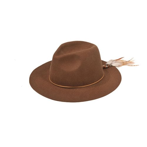 2way custom wool fedora [BEIGE]