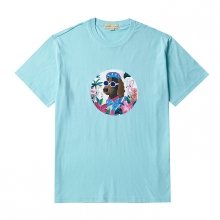 [LIMITED EDITION]TROPICAL DOG PRINT 1/2 TS MINT