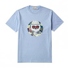 [LIMITED EDITION]ZOOTOPIA DOG PRINT 1/2 TS SKY BLUE