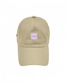 MM LOGO BALL CAP (BEIGE)