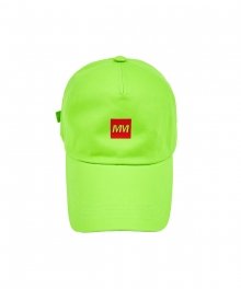 [Mmlg] MM LOGO BALL CAP (YELLOW GREEN)