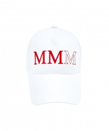 MMM LOGO BALL CAP (WHITE)