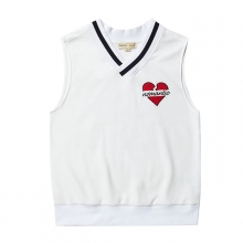 [LIMITED EDITION]NOMANTIC HEART LOGO VEST WHITE