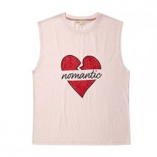 [LIMITED EDITION]NOMANTIC HEART LOGO SLEEVELESS INDI PINK