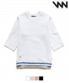 [WV] Layered coloration  t-shirts_white (JJST7025)