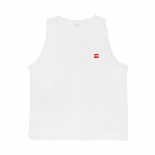 SIMPLY MM LOGO SLEEVELESS (WHITE)