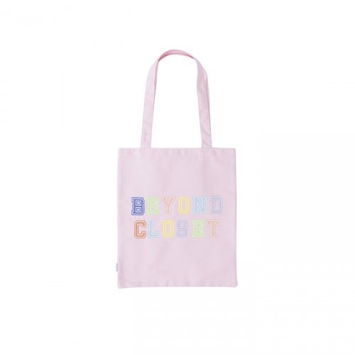 비욘드클로젯(BEYOND CLOSET) NEW BC PREPPY LOGO ECO BAG PINK - 29,800 | 무신사 스토어