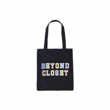 NEW BC PREPPY LOGO ECO BAG BLACK