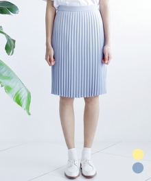 [MUAH MUAH] Midi Pleat Skirt