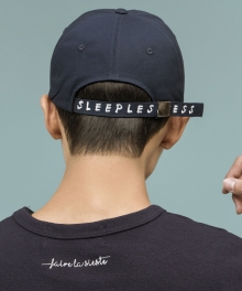 SLEEPLESSNESS STRAP CAP [NAVY]