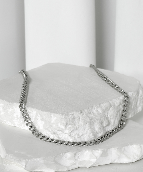 블레스드 뷸렛(blessedbullet) 클레식 체인 목걸이_실버/골드/빈티지/다크/백금