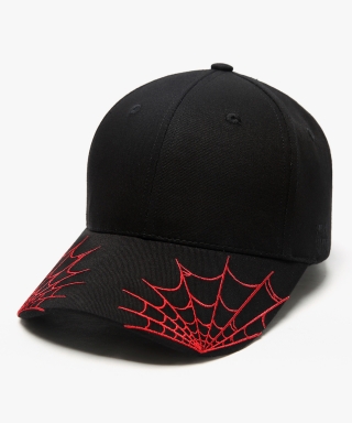피스메이커(PIECE MAKER) SPIDERWEB HARD CAP (BLACK&RED)