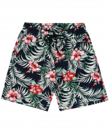 Tropical Light Aloha Pants - Navy