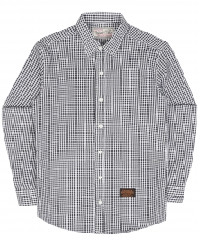 Seersucker Check Shirts - Black