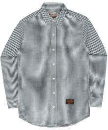 Seersucker Check Shirts - Green