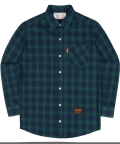 Silence Check Shirts - Green