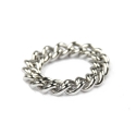 러쉬오프(RUSH OFF) [Surgical Steel] Silver Basic Chain Ring / [써지컬스틸/변색.알러지x] 실버 베이직 체인 반지