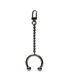 [세이모온도] 33° KEYCHAIN CHROME BLACK - PIERCING