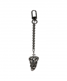 [세이모온도] 33° KEYCHAIN CHROME BLACK - SKULL