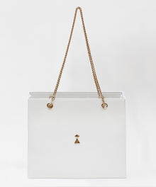 [세이모온도] 33° SHOPPER (M) WHITE - GOLD LOGO