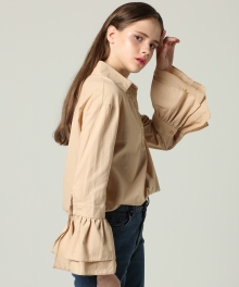 TWO WAVE SHIRT_BEIGE