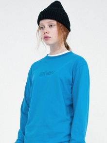 Achromatic t-shirt blue